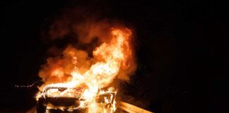 Burning Car